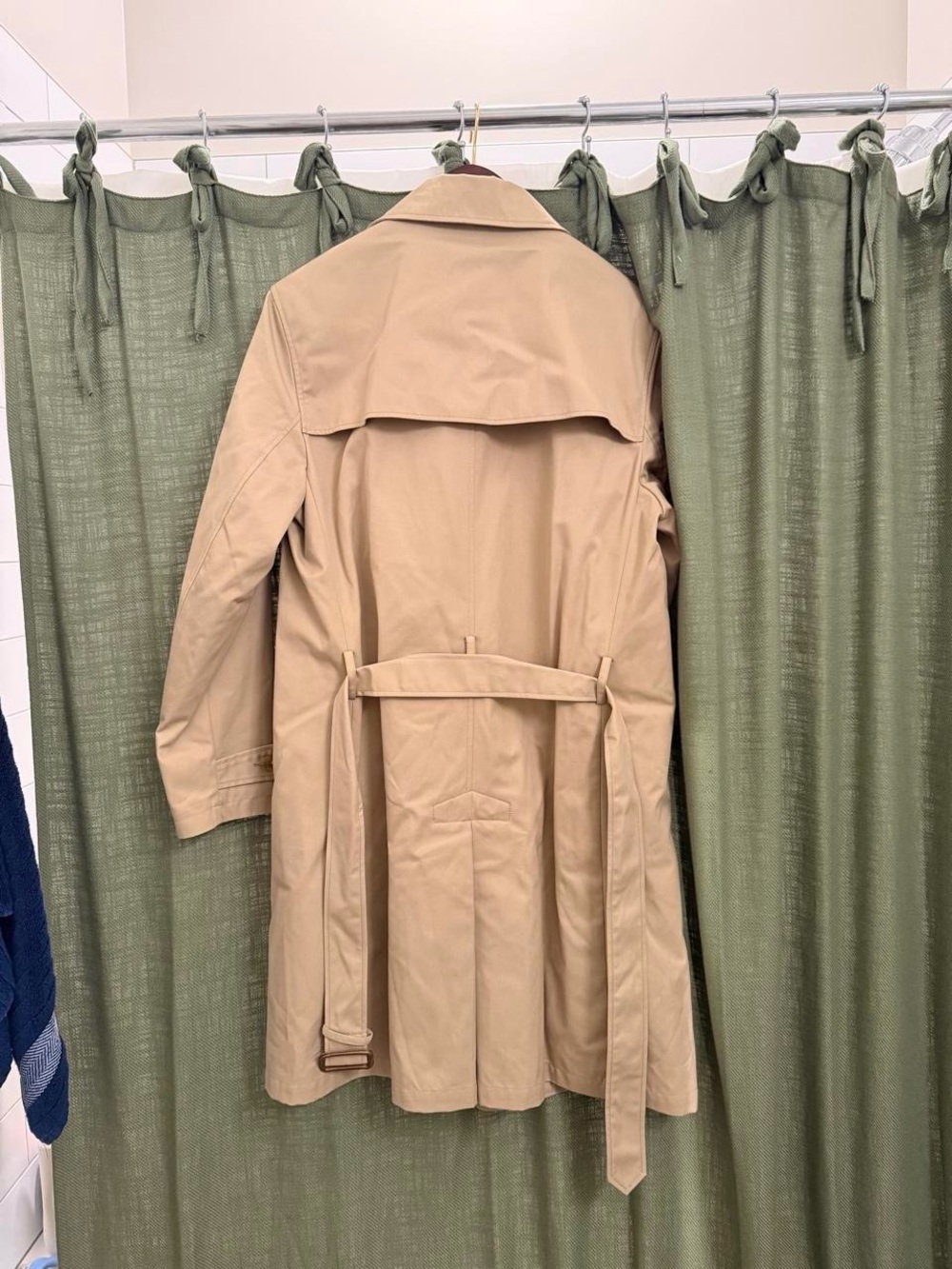 J. Crew Khaki Tan Trench Coat - Picture 4 of 4